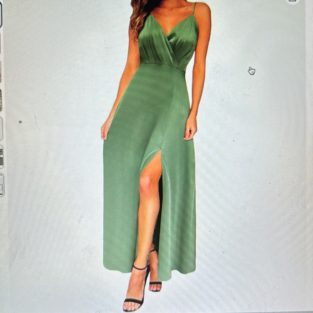 Satin Wedding guest dress